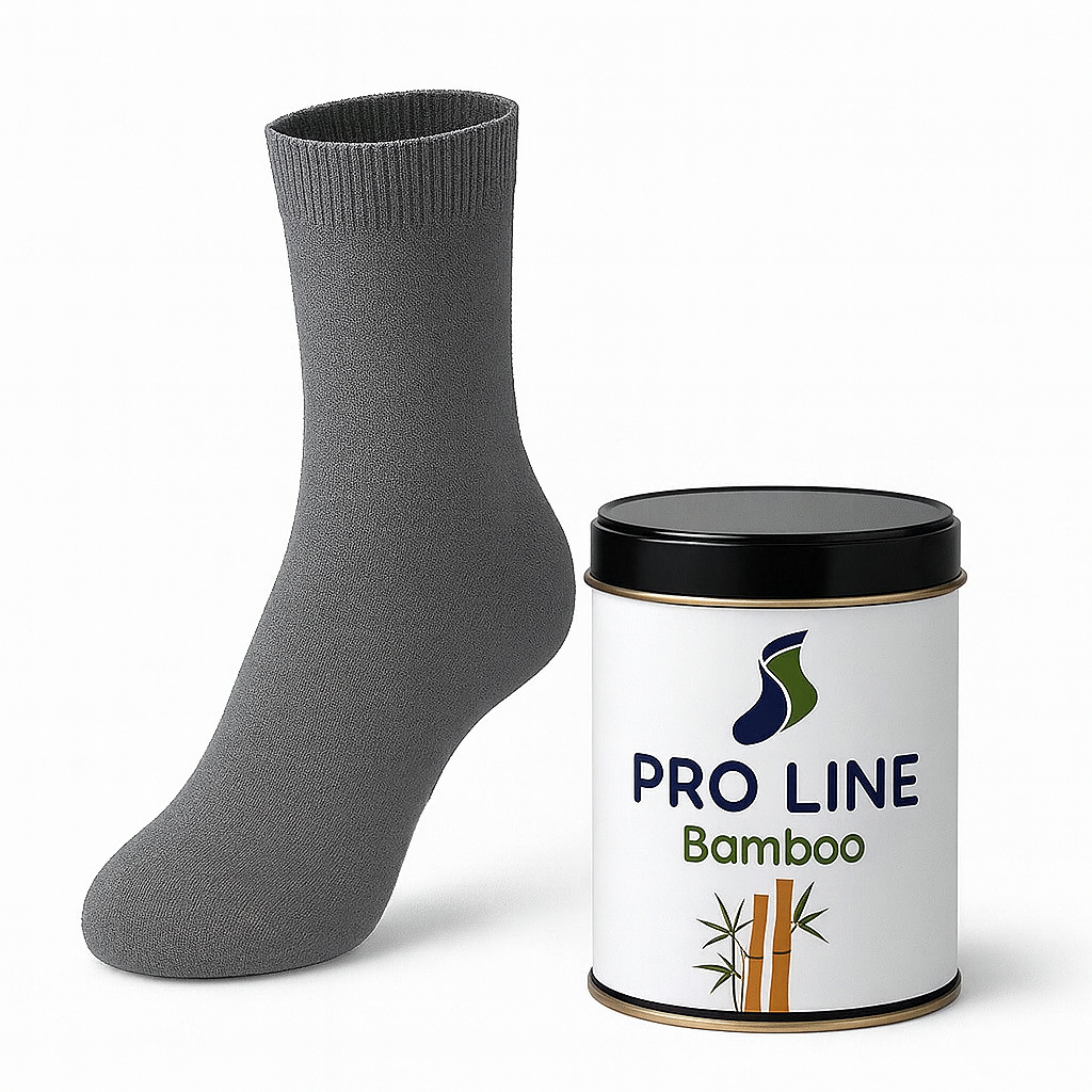 زوج جواريب برو لاين رصاصي غامق